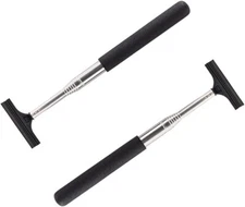 2 Windshield Cleaning Tools Car Wiper Retractable Long Handle Mirror Gadget