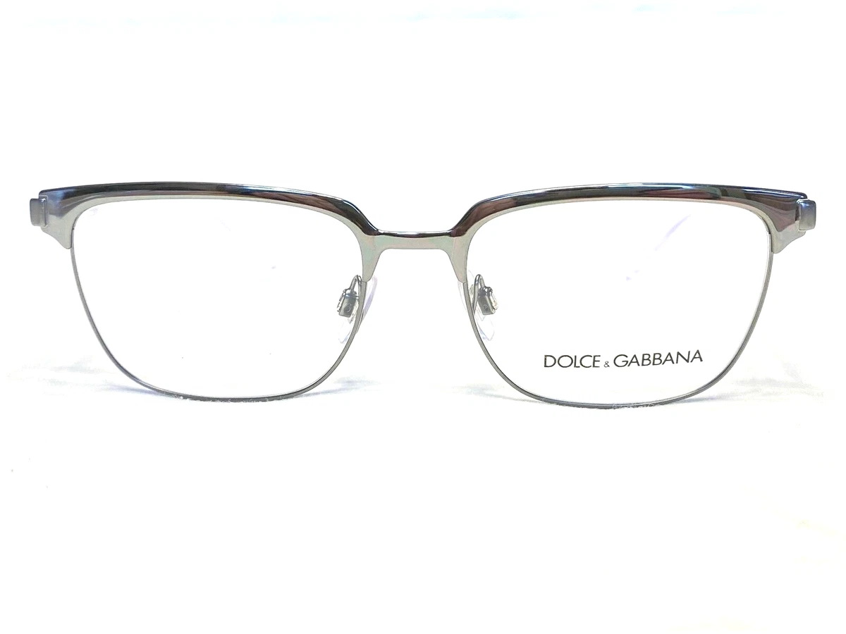 NEW Dolce Gabbana DG1302 04 Men s Gunmetal Clear Eyeglasses