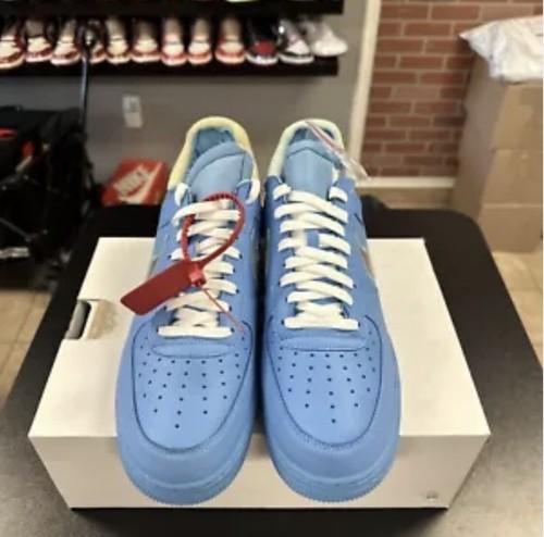 Original CI1173 400 Nike Air Force 1 Low Off-White MCA University Blue Größe 13 - Bild 4 von 24