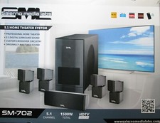Salerno Media Labs Digital 5.1 Home Theater System 6-Piece Speakers