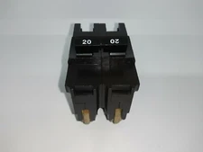 FPE AMERICAN NA220 FEDERAL PIONEER 2 POLE 20 AMP CIRCUIT BREAKER THICK