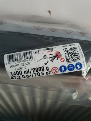 Hilti Hit - Re 500 V3 INJIZIERMÖRTEL