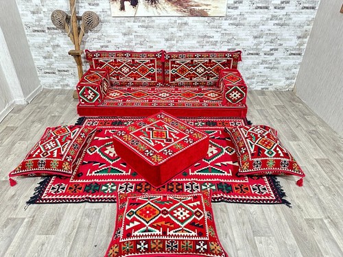 Orientalische Sitzecke, Orientalisches Sofa, Sitzkissen, Terrassen-Palettensofa - Bild 6 von 7