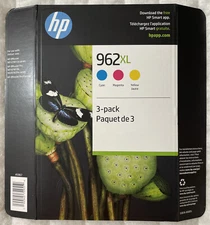 HP 962XL Cyan Magenta Yellow 3JB36BN 3JA00AN 3JA01AN 3JA02AN 10/2026+ Retail Box