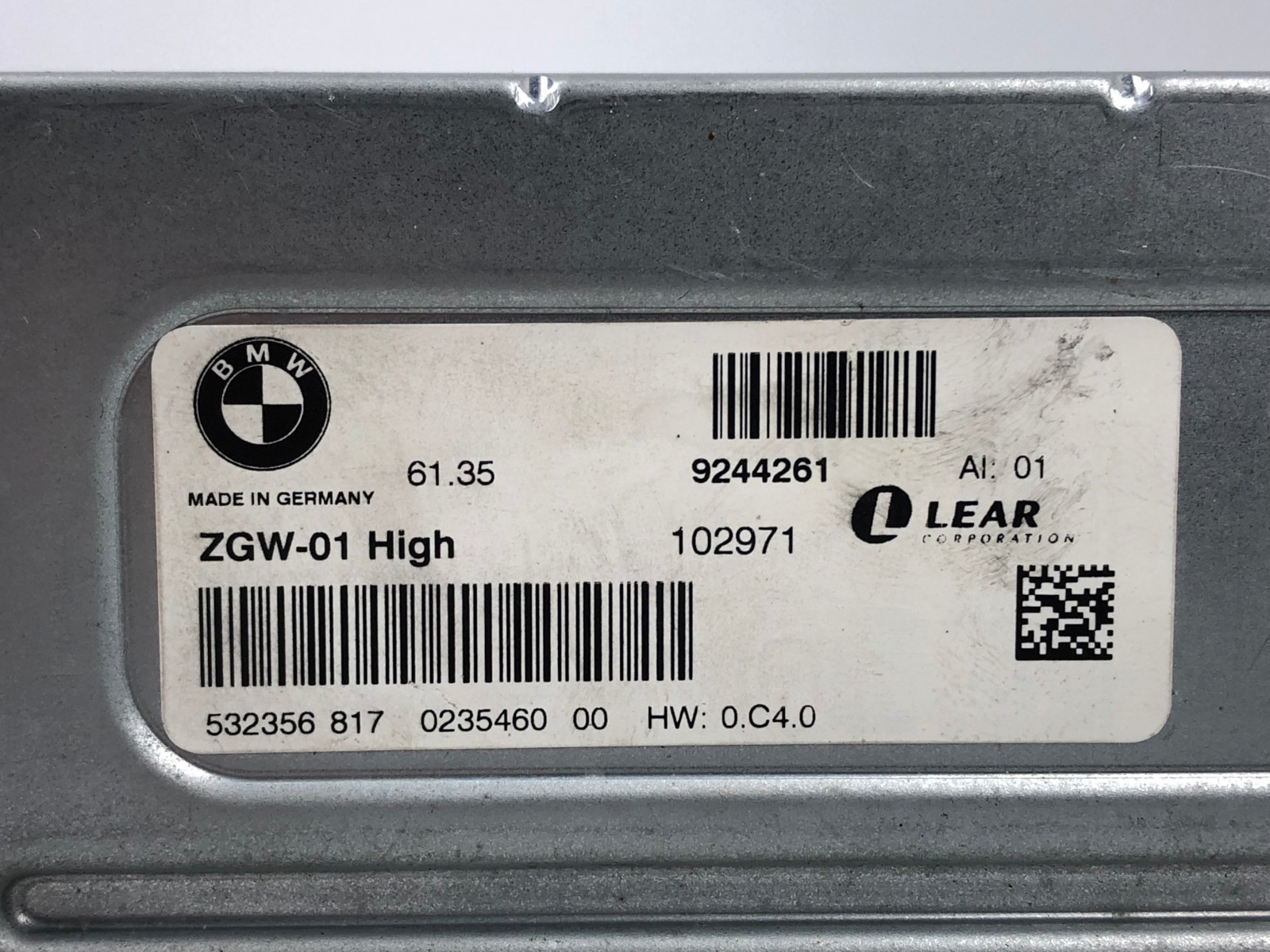 BMW 5 Series F10 Body Control Module Central Gateaway 9244261 | eBay