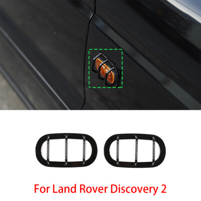 For Land Rover Discovery 2 TD5 Side Indicator light guards Repeater Carbon Steel