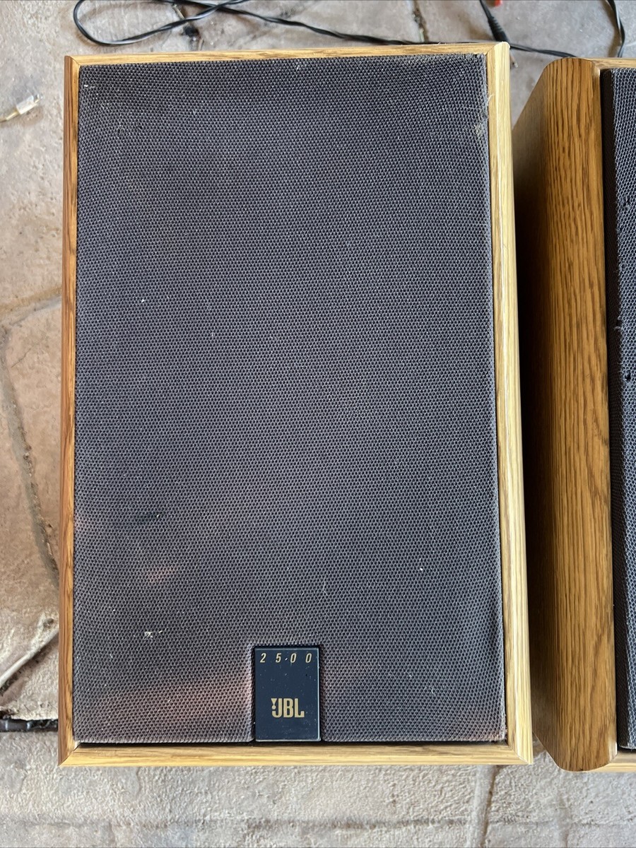 VINTAGE JBL 2500 - 2 WAY BOOK SHELF SPEAKERS | eBay