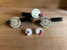 Label-Mate Maker Hand Embossing Tool Lot 3 Vintage Plastic w/Tape