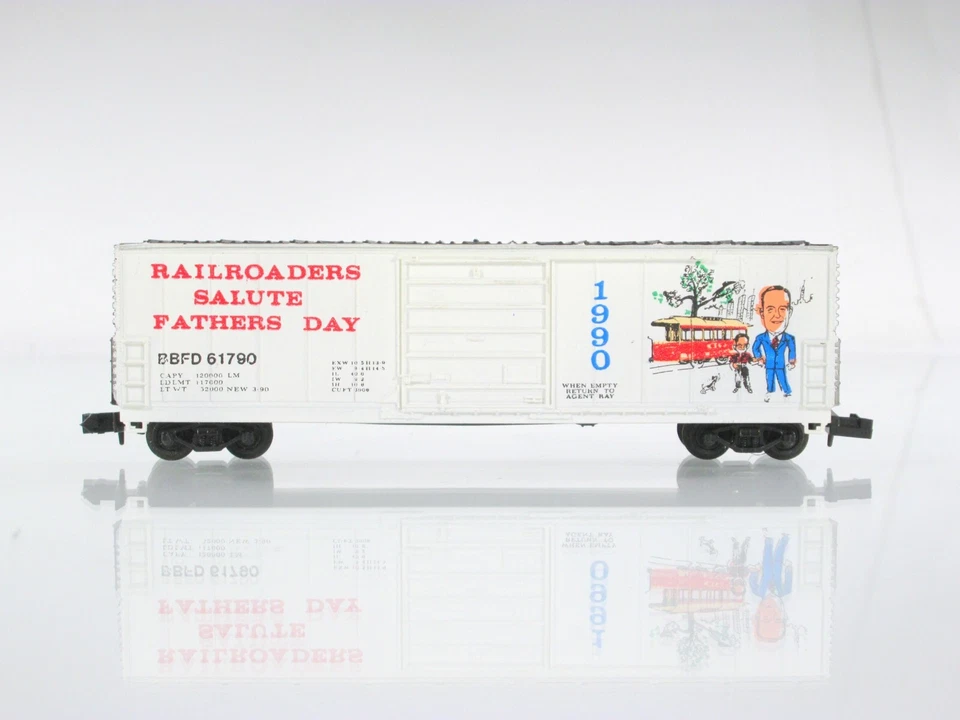 N Scale ***HAPPY FATHER'S DAY*** 50' Box Car - BBFD 61790 - Bev-Bel 2174 **RARE* - Image 2 of 4
