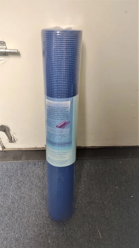 Wai Lana Blue Yoga Pilates Mat NEW Factory Sealed 24" x 68" - Image 3 of 4