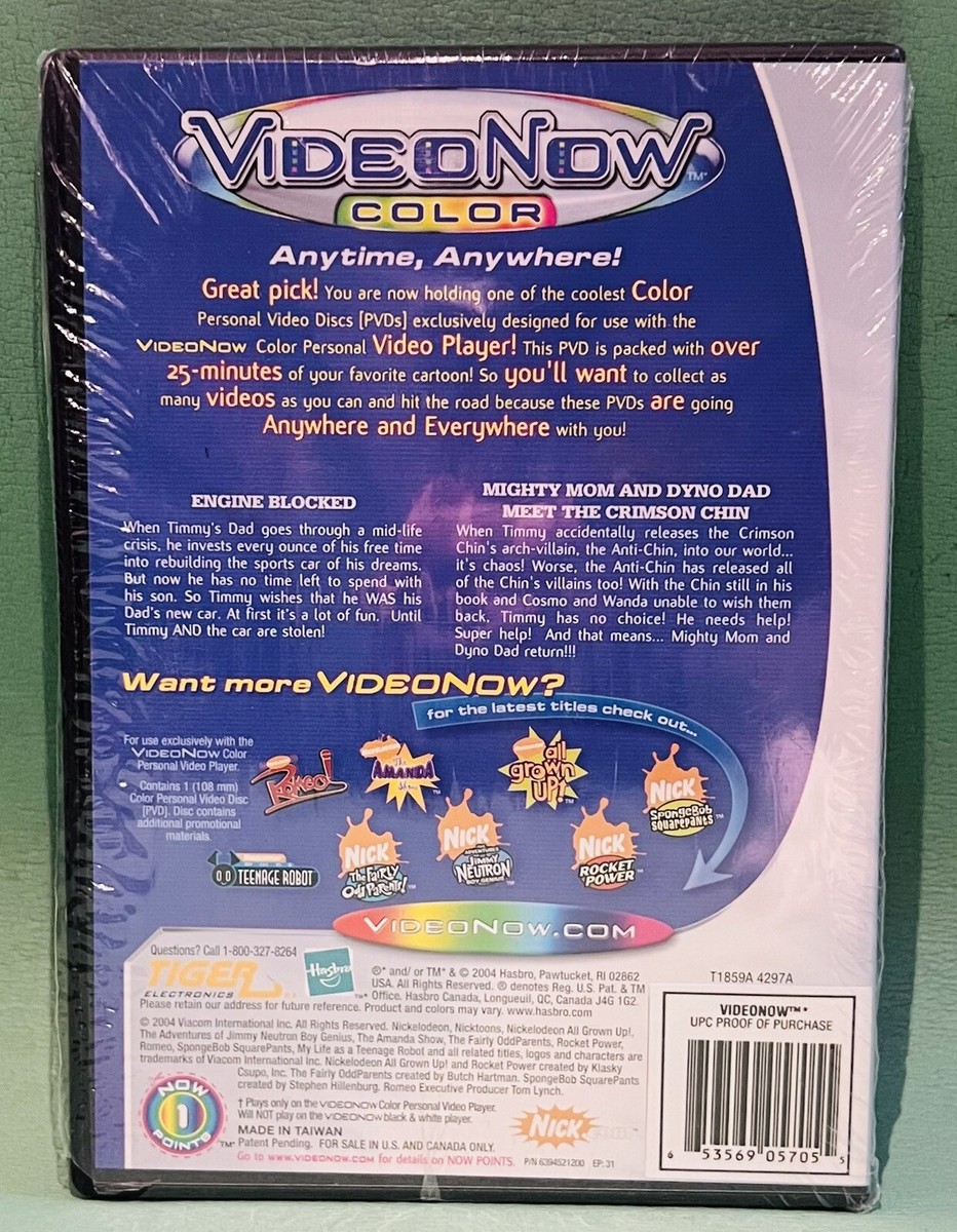 VideoNow Color Nick Fairly Odd Parents, Engine Blocked