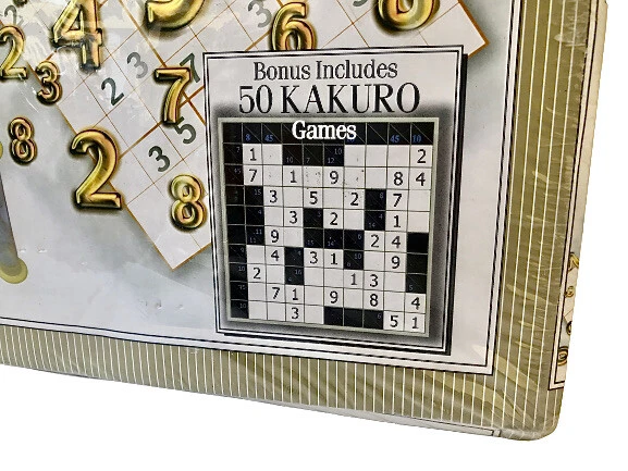The Original Sudoku Board Game with Bonus 50 Kakuro Games 2006 Target New Sealed - Image 3 of 4