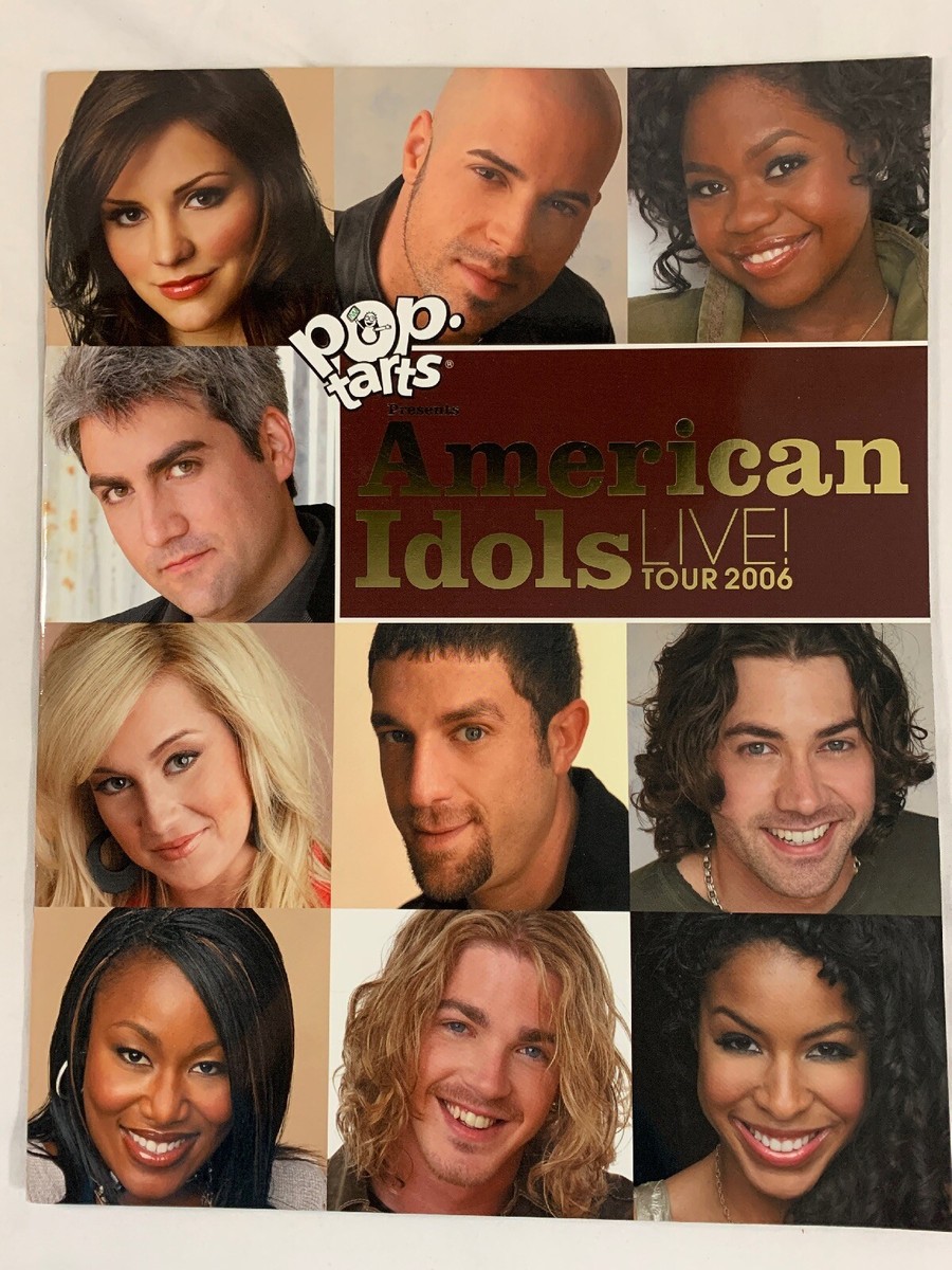 American Idols LIVE! Tour 2006 Hicks McPhee Daughtry Souvenir