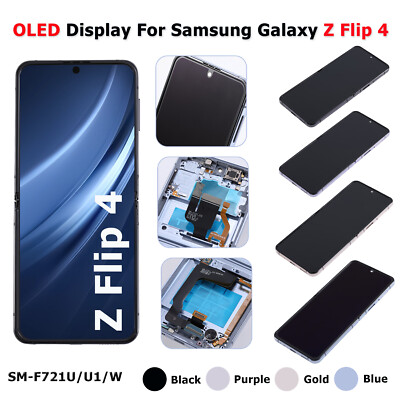LCD Display For Samsung Galaxy Z Flip4 SM-F721U/B OLED Touch
