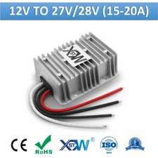 12V-27V 28V DC-DC Step Up Converter Boost Power 15A 20A Aluminum Volt Regulator