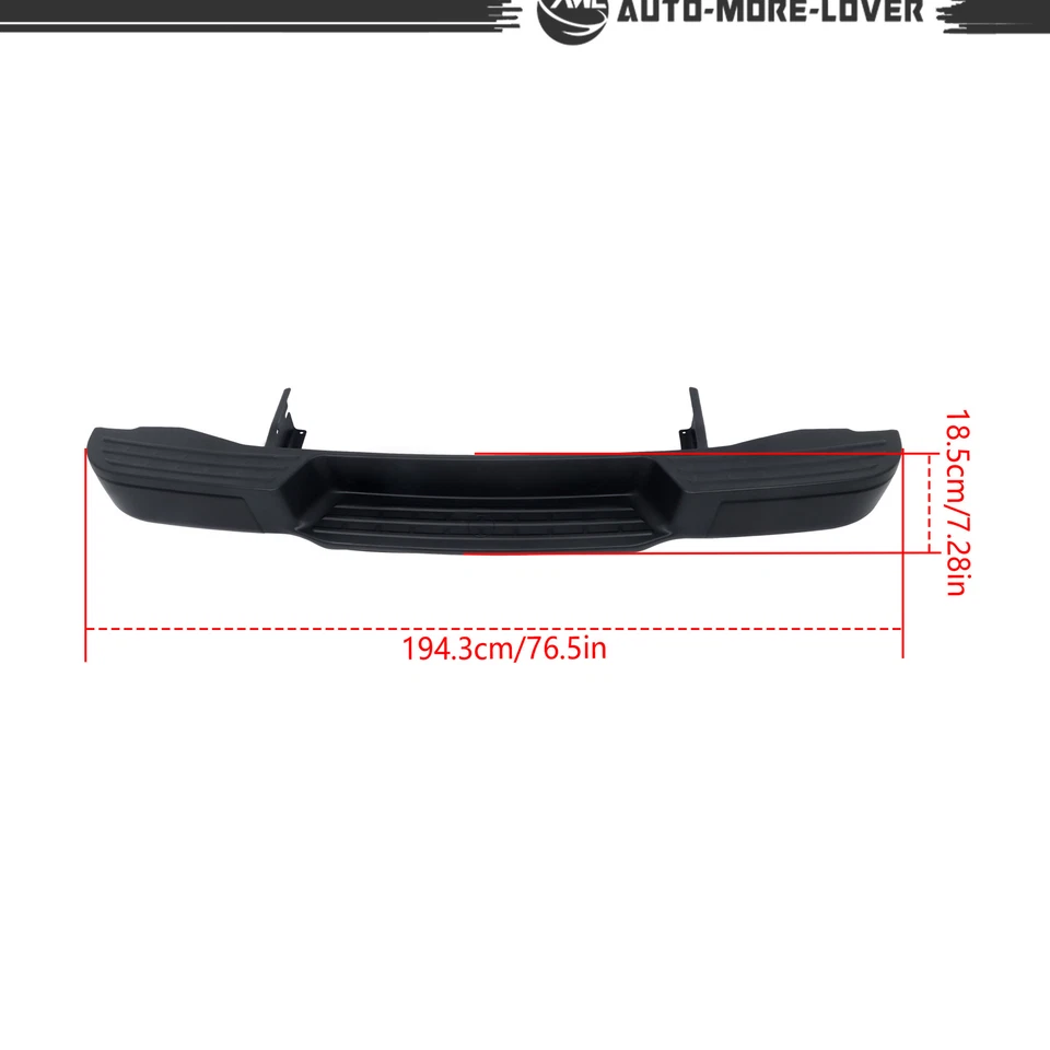 Rear Step Bumper Assembly Primered For Nissan NV2500 NV1500 2012-2021 W/O Park - Image 3 of 4