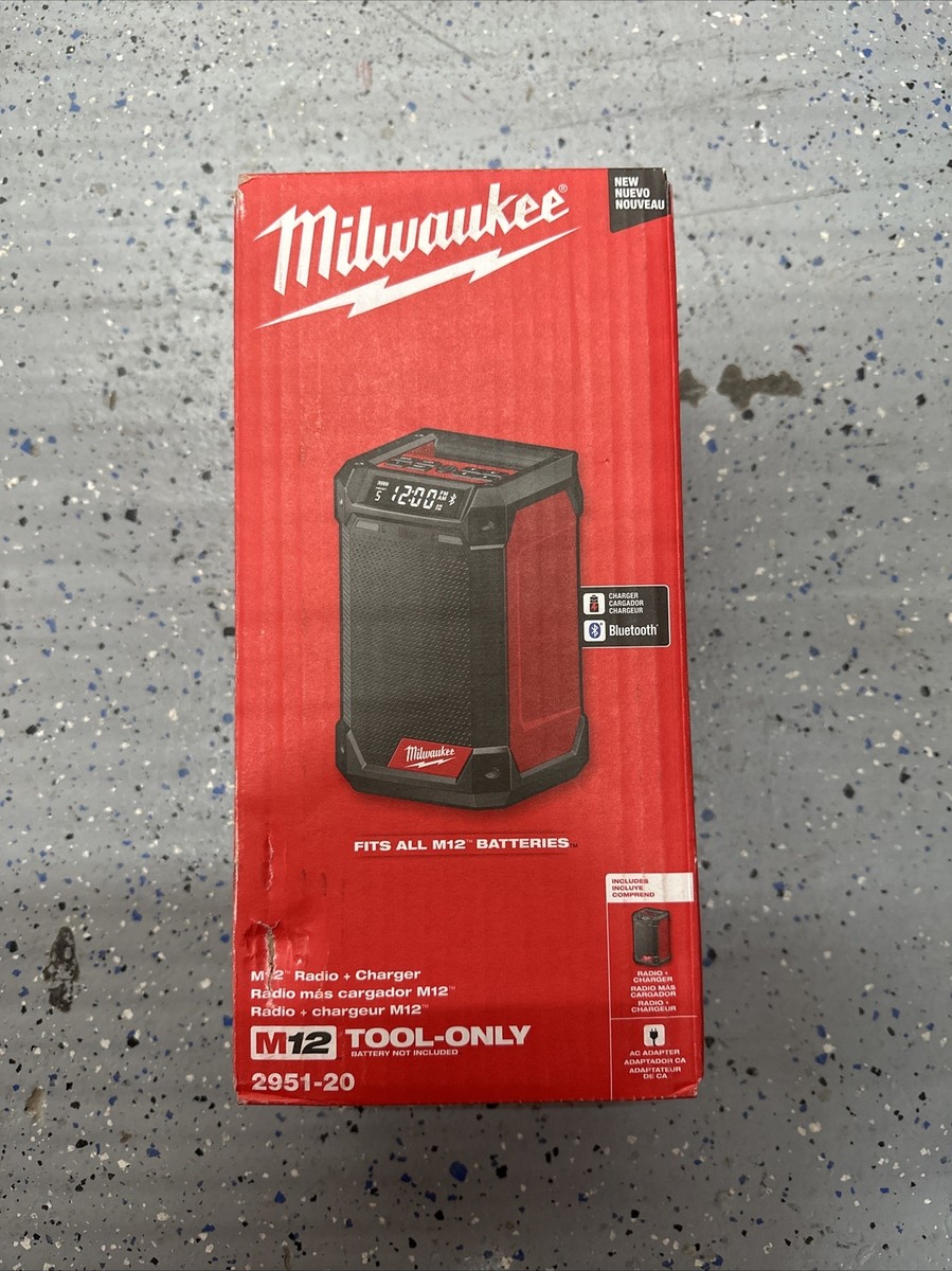 Milwaukee 2951-20 — M12 Cordless Bluetooth Speaker Radio and M12