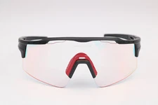 Kapvoe X75 Black/Red Revo Shield Photochromatic Sunglasses 75-25-127