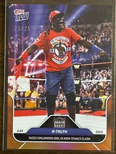2025 Topps Now WWE #55 R-Truth Saturday Night Main Event ORANGE 23/25