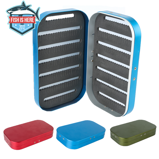 Aluminum Fly Box Multifunction 8/10/16 Compartments or Slit Foam Fly