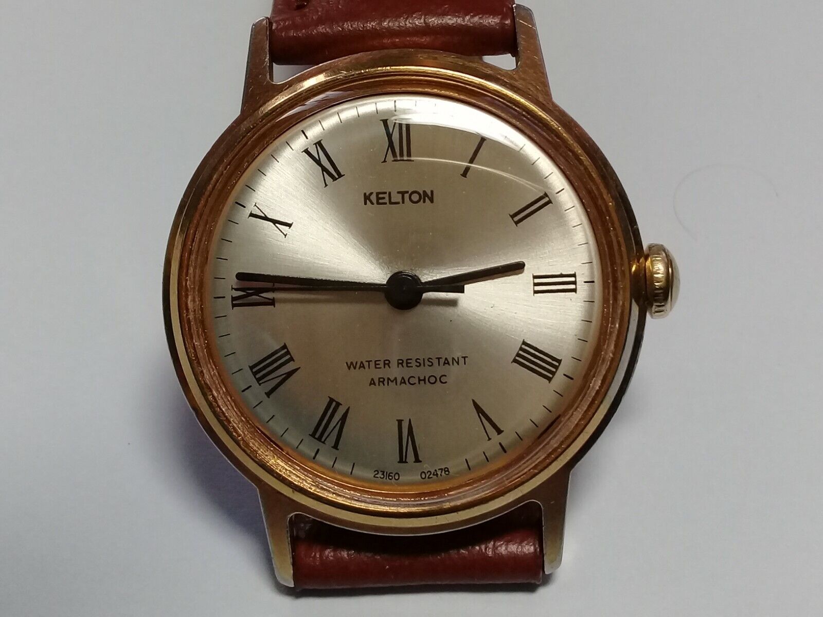 Kelton Unisex Watch. M24 Movement, GP. New Crystal, New Strap (JC372)