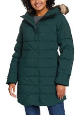 Eddie Bauer Damen Wintermantel Sun Valley Frost Daunenparka, Petrol Grün XS (32)