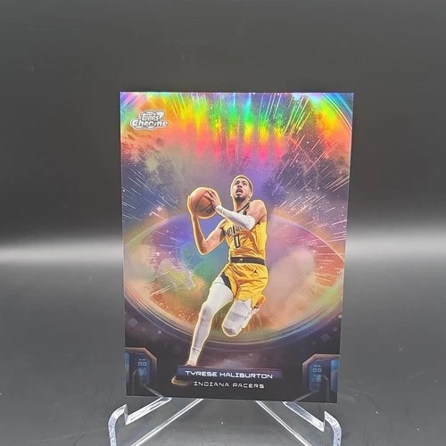 2025 Topps Cosmic Chrome Tyrese Haliburton Base (RAW)