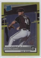 2020 Panini Donruss Optic Rated Rookies Retail Lime Green Prizm Michel Baez 2k3