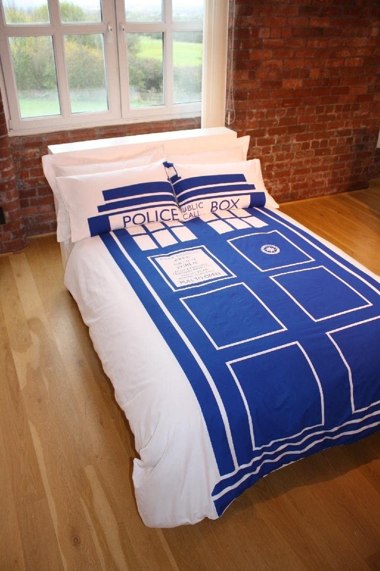 Doctor Who Tardis King Size Duvet Set NEW