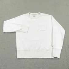 Champion x Todd Snyder Sweatshirt Mens Small White Heavyweight Pullover V Stitch