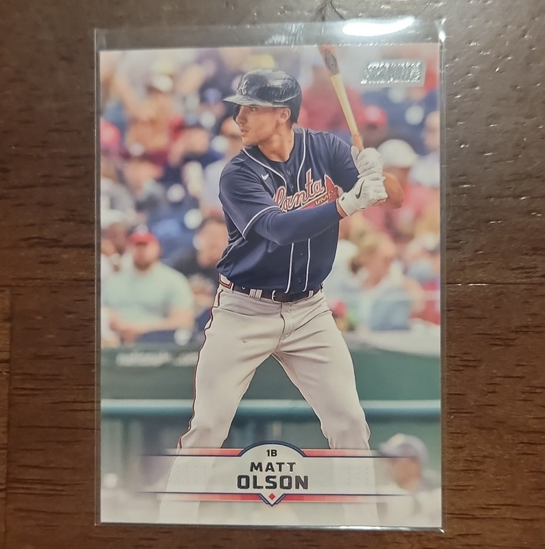 Topps 2025 Stadium Club Matt Olson Atlanta Braves #5 MLB Base Set