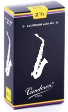 Vandoren Traditional Alto Saxophone Reeds- 10 Per Box