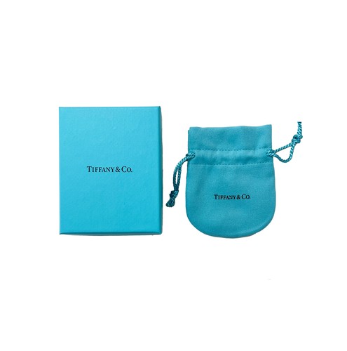 Tiffany & Co. Moderno Mini Llave Colgante En 18k Oro Blanco 0.05Ctw - Imagen 4 de 4