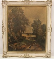 John Constable The Cornfield Vintage Painting Art  Board Print Framed C76