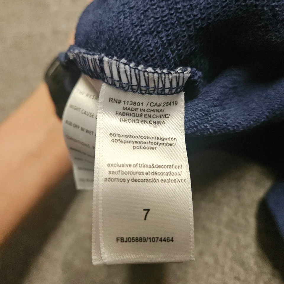 Pantalones cortos Flapdoodle de punto azul para niños, ropa de salón atlética informal para niños Foto 4 de 4