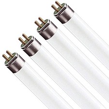 LUXRITE LR20765 4-Pack 54W 4ft T5 High Output Fluorescent Tube Light 6500K