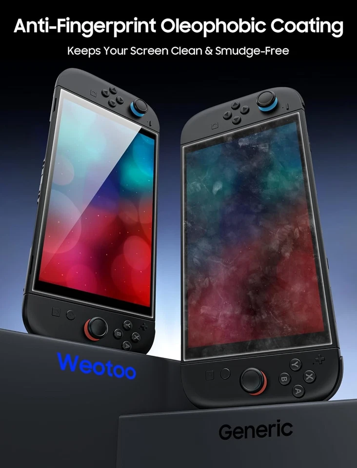 4-Pack Tempered Glass Screen Protector for Nintendo Switch 2, Ultra HD Hardness - Image 4 of 4