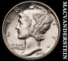 1935 Mercury Dime- FSB- Choice Gem Brilliant Uncirculated Luster #J4550
