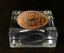 Universal Studios Hollywood Angelica Pressed Penny Elongated Pre-1981