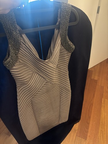 Calvin Klein Beaded Bandage Cocktail Dress Size 2