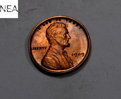 1909 Lincoln Wheat Penny Cent ~ Gem BU (red/brown) ~ (ZW619)