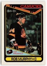 1990-91 Rob Murphy O-Pee-Chee Rookie - Vancouver Canucks
