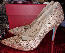 LADIES, BLUE BY BETSEY JOHNSON, ELSA, STILETTO HEELS SHOES. UK SIZE 6 (39)