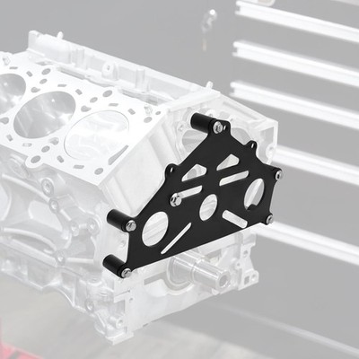 Ultimate LS Engine Stand Adapter Plate - Durable, Easy-to-Install, Black Finish