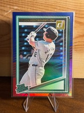 Colson Montgomery 2025 Panini Donruss Red and Blue Foil Rated Prospect Card #139