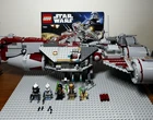 LEGO Star Wars: Republic Frigate (7964) Complete Set: All Minifigs + Manual