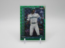 2025 Topps Pro Debut Chrome Green Wave Refractor Kyle Henley /99 Tortugas