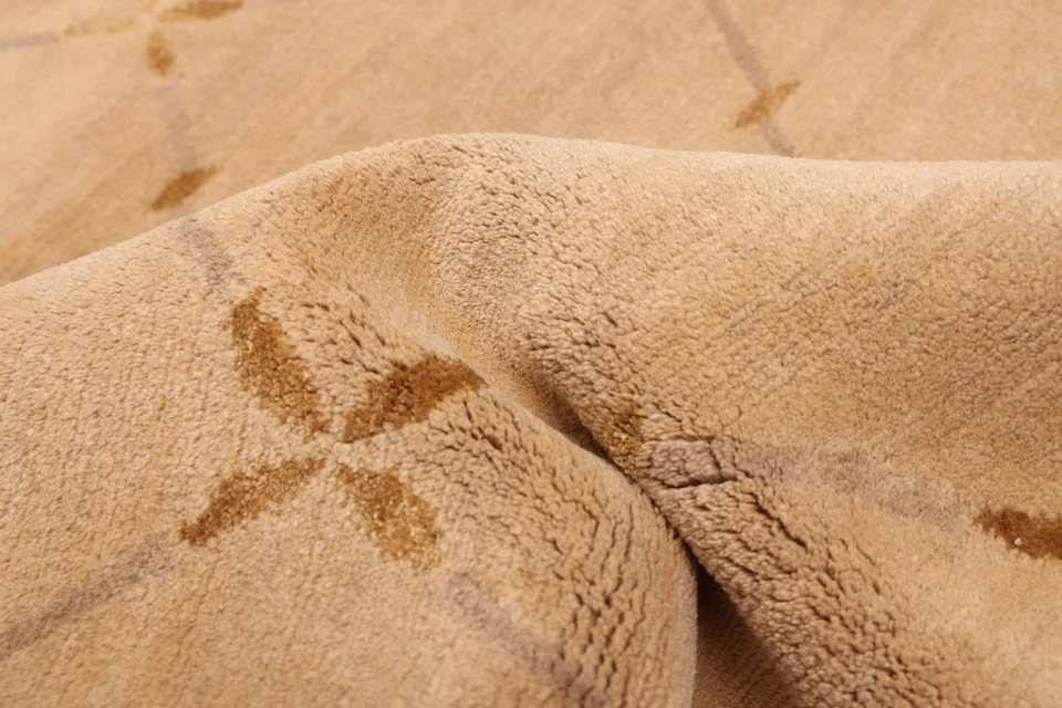 Hand-knotted Area Rug 3'4" x 4'8" Traditional Wool/Silk Oriental Carpet - Image 3 of 4