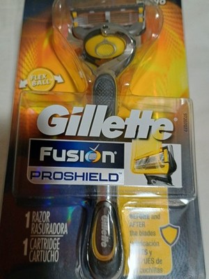 Gillette Fusion Fusion Pro Shield Flex-Ball Razor One 5 Blade Cartridge Included