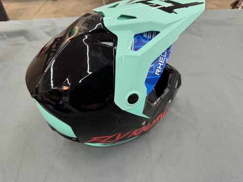 Fly Racing 2023 Adult Formula CP Helmet (Black/Mint/Red, Extra Small - Picture 2 of 5